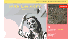 Desktop Screenshot of hafdisbjarnadottir.com